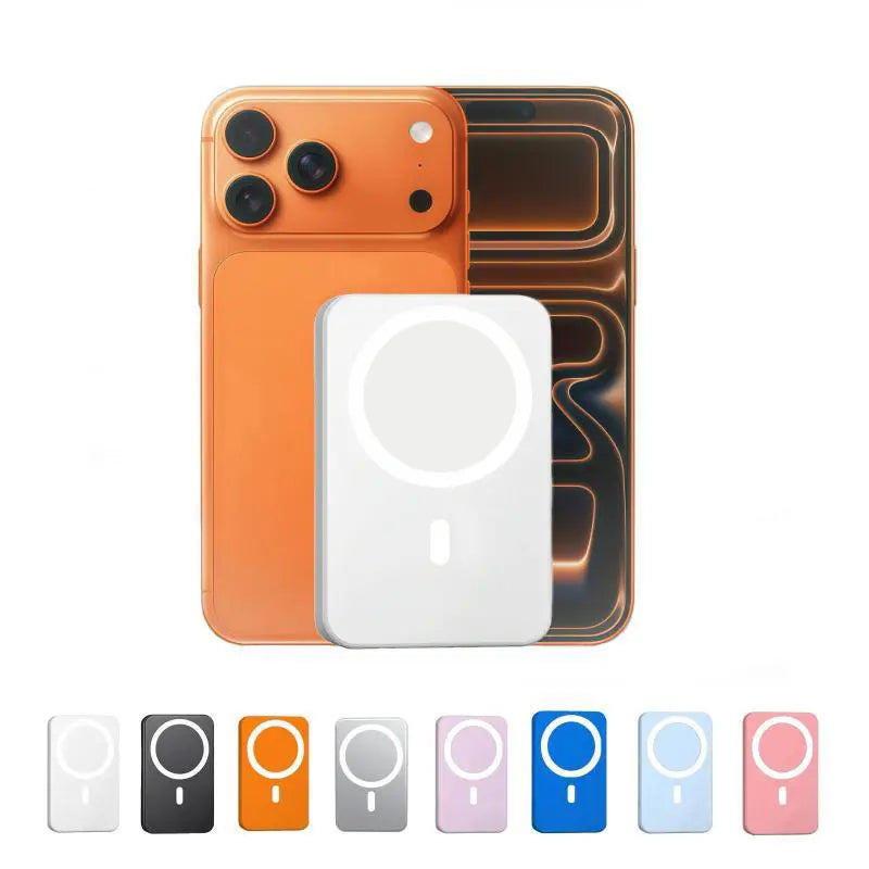 XMWUS 5000Mah Magnetic Power Bank, Wireless Portable Charger for Iphone 12-17 Series, Compatible with Magsafe Cases