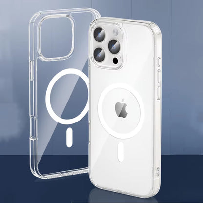 Original Magnetic Transparent Phone Case for Magsafe for Iphone 18 17 16 15 14 plus 13 12 11 Pro Max Wireless Charge Back Cover