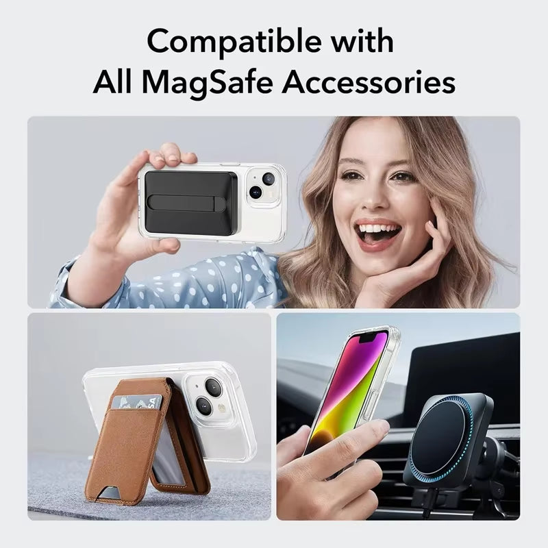 Original Magnetic Transparent Phone Case for Magsafe for Iphone 18 17 16 15 14 plus 13 12 11 Pro Max Wireless Charge Back Cover