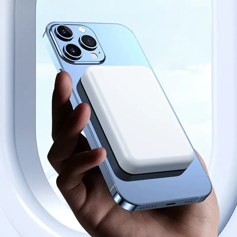 XMWUS 5000Mah Magnetic Power Bank, Wireless Portable Charger for Iphone 12-17 Series, Compatible with Magsafe Cases