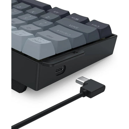 Redragon K617 HE Wired Hall-Effect Rapid Trigger Magnetic Gaming Keyboard - 8K Polling, Adjustable Actuation, 61-Keys Design for More Aim Room, Swap-Ready Mod Socket, RGB Pro Software Supported, for PC Gamers