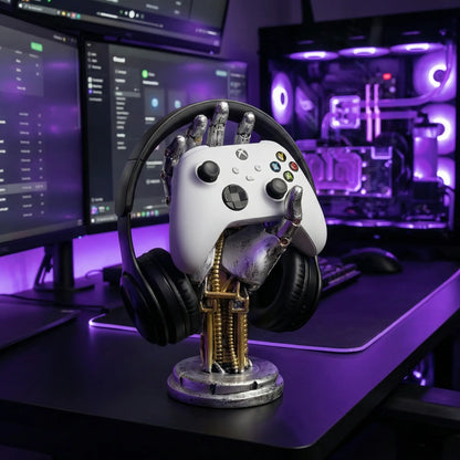 Cyberpunk Asura Vinyl Mechanical Hand Figurine - Collectible Figure Decor, Figurines for Adults, Decorative Home Ornament, Standalone Unit, Unisex Gaming Console Accessory, Game Controller Stand, Key Holder, Boyfriend Gift,Sohochic